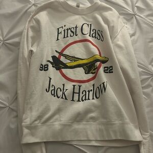 Harlow Graphic Crewneck Sweater - Cream